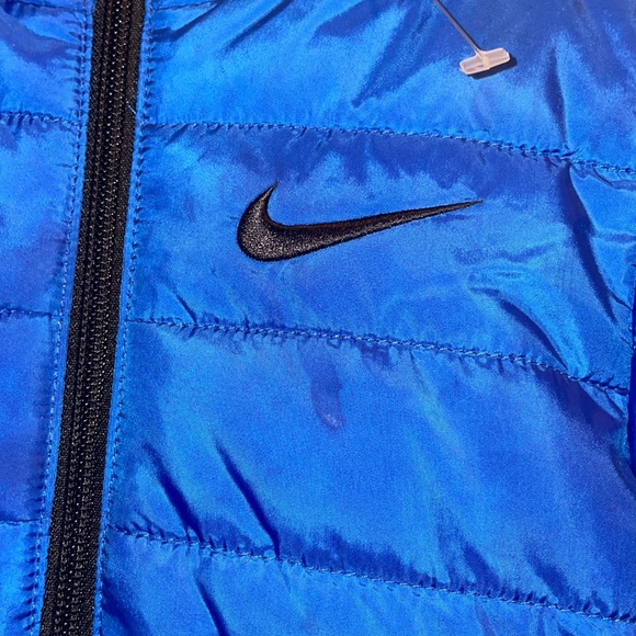 Nike Toddler Size 2T Full Zip Blue Puffer Jacket - Picture 3 of 7